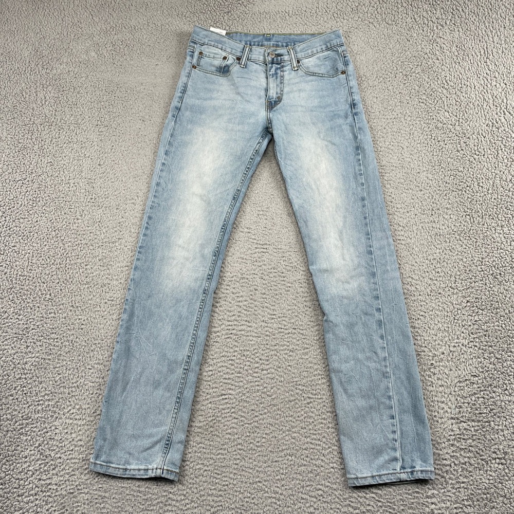 Levi's 511 Jeans Mens 30x32 Blue Slim Fit Light Wash Stretch Denim